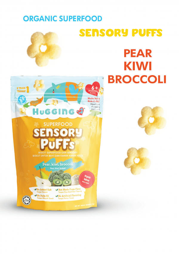 Sensory Puff (Pear+kiwi+broccoli)